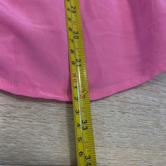 Vanessa Mooney, The Alya Dress in Pink, Tie Closures Women’s XL - Picture 6 of 13